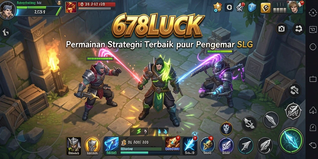 Tampilan gameplay menarik dari 678LUCK dengan strategi SLG.