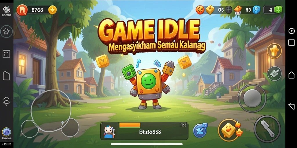 Screenshot gameplay 8768 menampilkan aksi Idle yang menarik.
