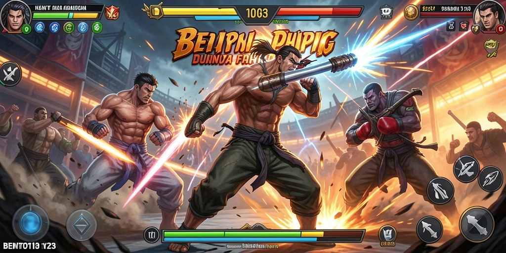 Tampilan gameplay BENTO123 yang mendebarkan dan penuh aksi.