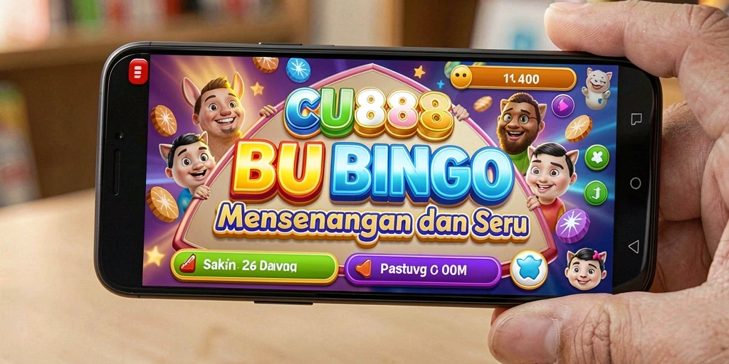 Screenshot gameplay CU888 yang menampilkan keseruan Bingo.