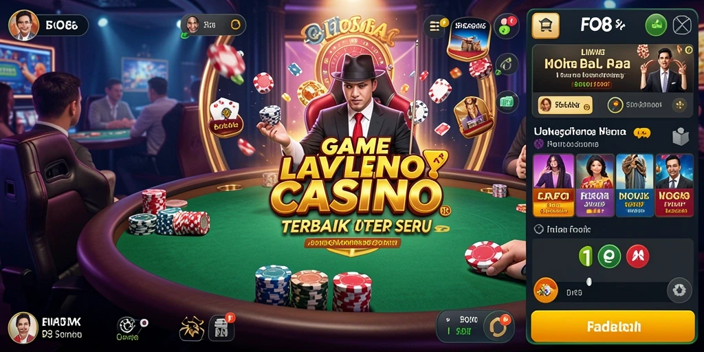 Gameplay menakjubkan dalam aplikasi Live Casino FO8.