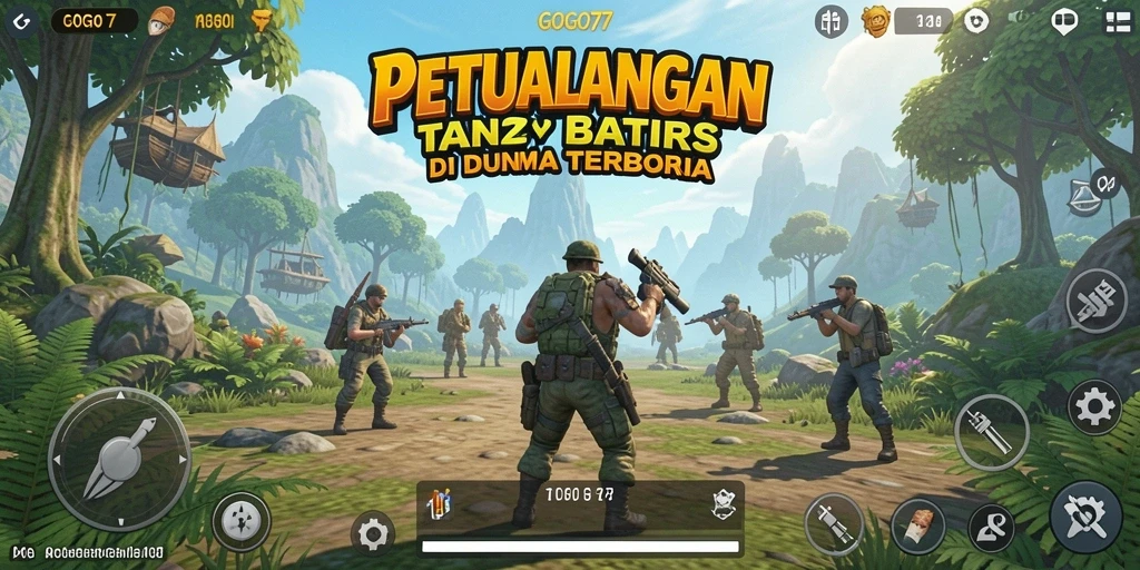 Tangkapan layar GOGO77 menunjukkan aksi seru dalam dunia terbuka.