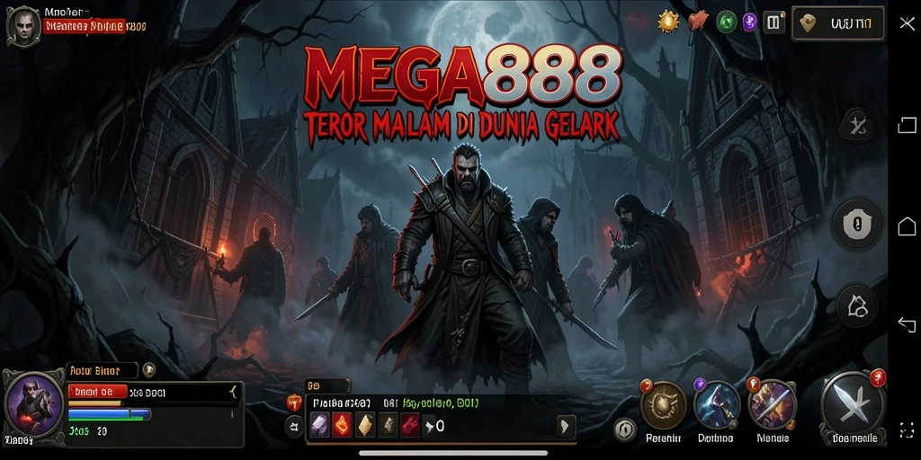 Tampilan menegangkan dari gameplay MEGA888 yang menyeramkan.