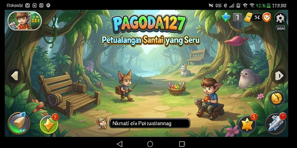 Tampilan gameplay PAGODA127 dengan tantangan seru dan grafis yang memukau.