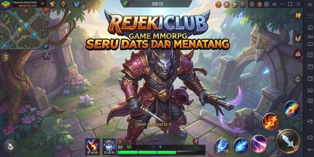 Tampilan menarik dari gameplay REJEKICLUB yang penuh aksi.