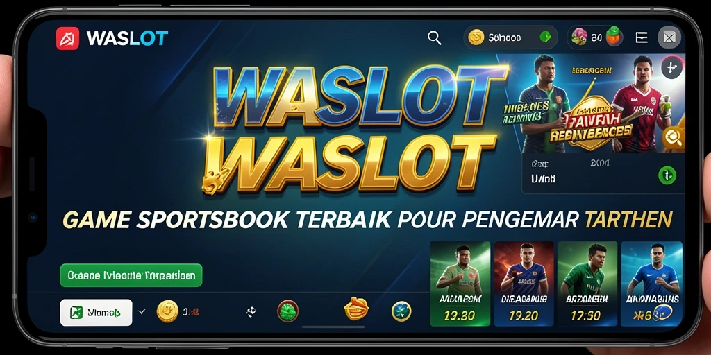 Tampilan utama gameplay <strong>WASLOT</strong> dengan berbagai pilihan taruhan olahraga.