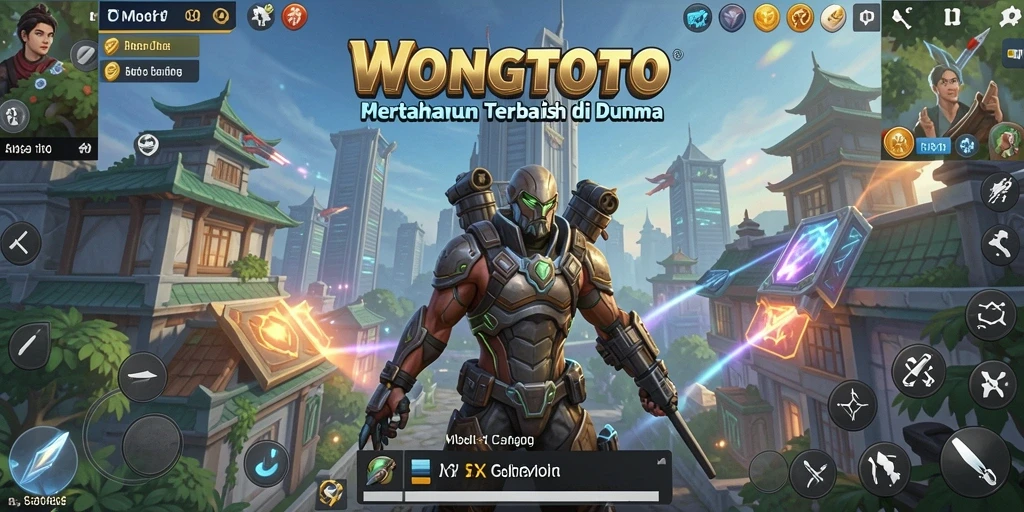 Tangkapan layar gameplay mendebarkan dari WONGTOTO Tower Defense.